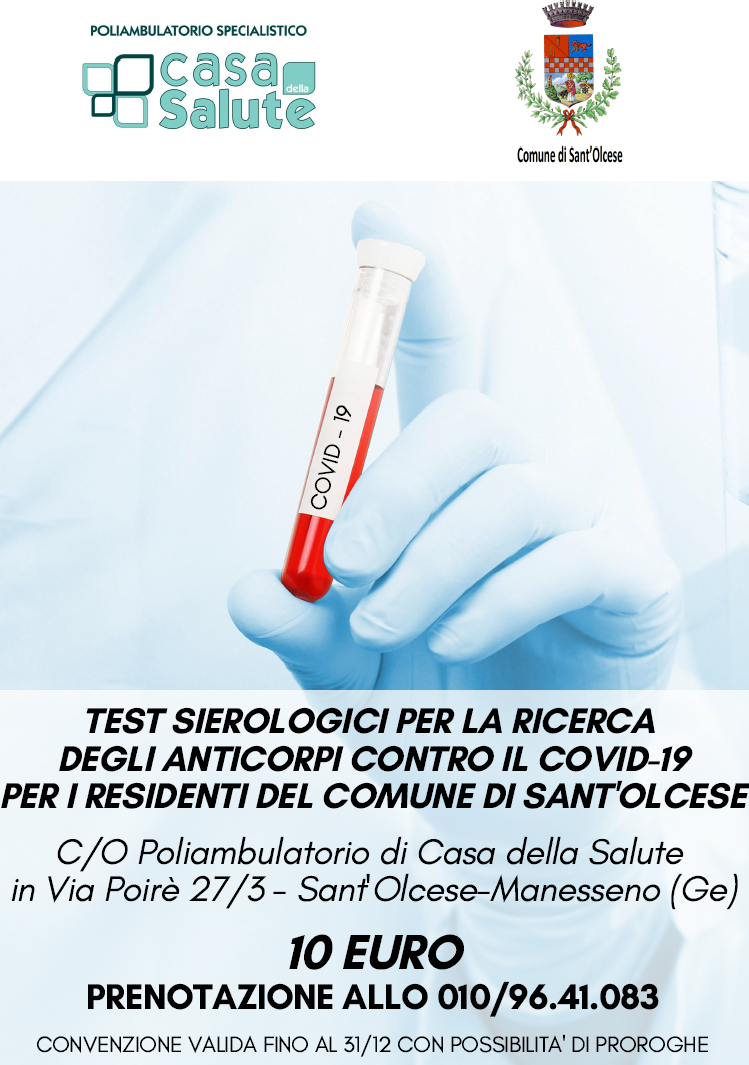 Test sierologici per la cittadinanza